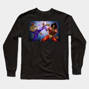 Akuma VS Sho'Nuff Long Sleeve T-Shirt